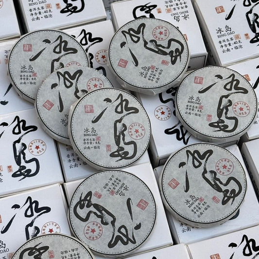 2023 Bingdao Raw Pu-erh Tea Sample Set — 5 Mini Cakes 8g Each | Sheng Puerh Yunnan - Xi Gui Hao 昔归号 -